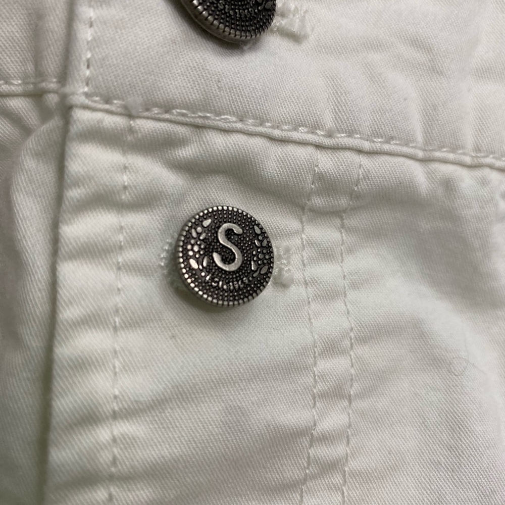 Sundance White Track Pants with Black Belt - Picture 10 of 14